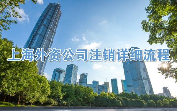 上海外资公司注销详细流程