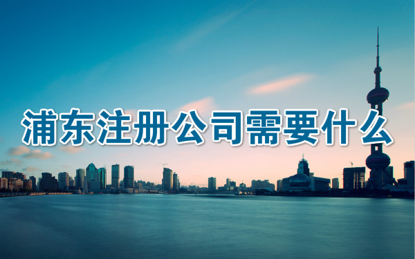 浦东注册公司需要什么(图1) 浦东注册公司需要什么