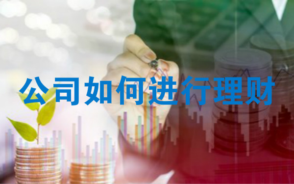 公司如何进行理财(图1) 公司如何进行理财